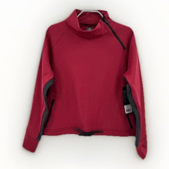 Backcountry Frary Fleece Pullover Sweatshirt in Winterberry/Black size L Women's - Picture 1 of 10